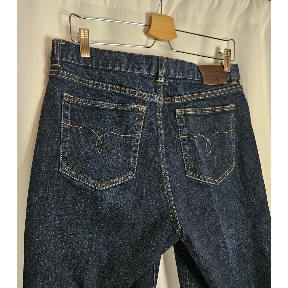 LRL Lauren Jeans Co Classic Midcalf Womens Size 10 Ralph Lauren Dark Wash - Picture 7 of 12